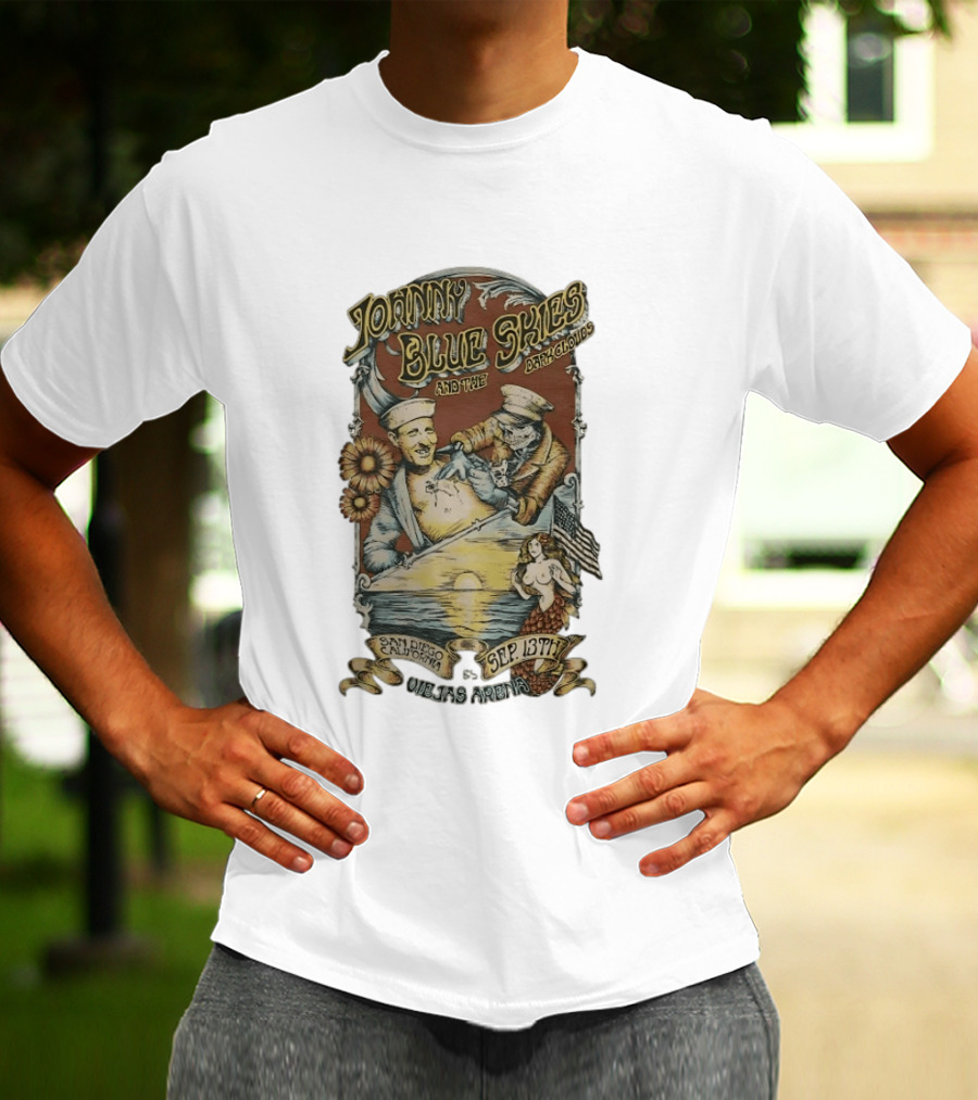 Johnny Blue Skies And The Dark Clouds Live San Diego California Sep 13th Viejas Arena T-Shirt