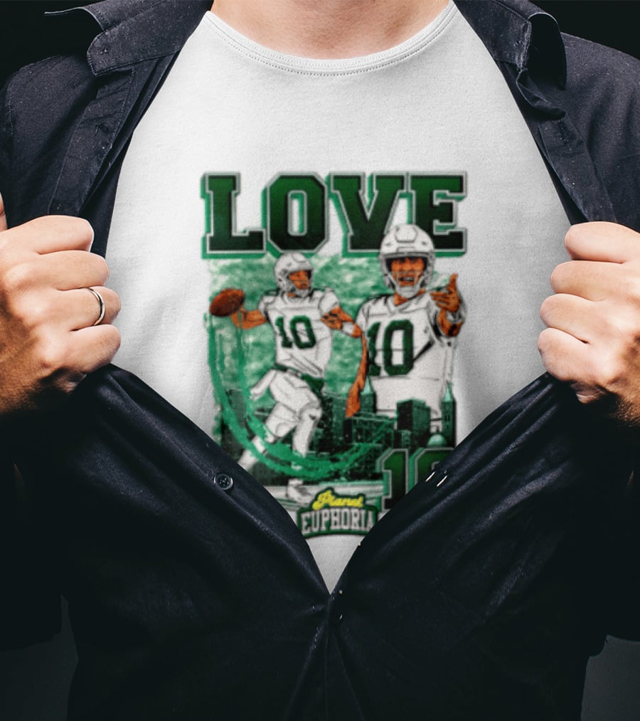 Jordan Love 10 NFLPA Euphoria Player Edition T-Shirt