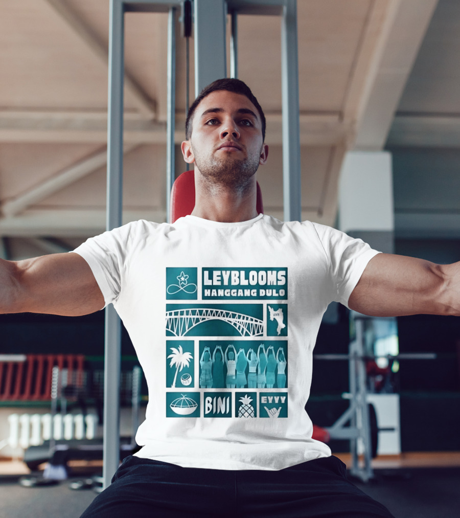 Leyblooms Hanggang Dulo Bini Eyyy Leyte Bridge Palm Coconut Pineapple T-Shirt