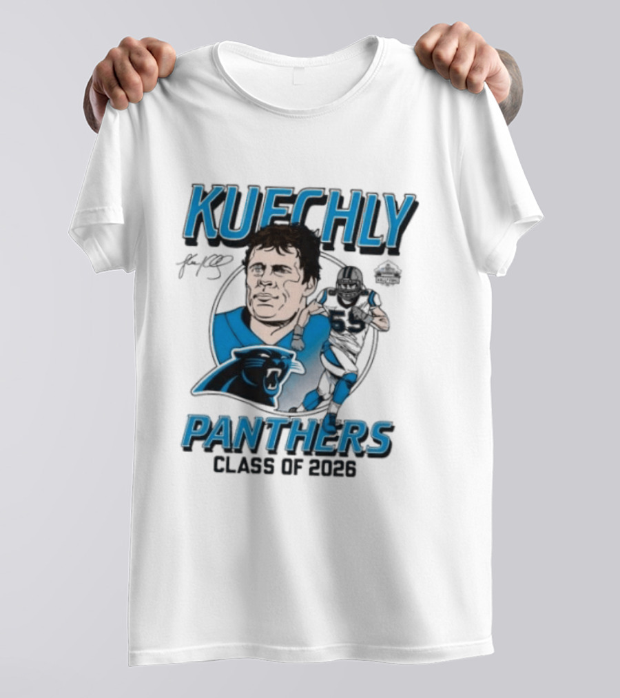 Kuechly Panthers Class Of 2026 Hall Of Fame T-Shirt
