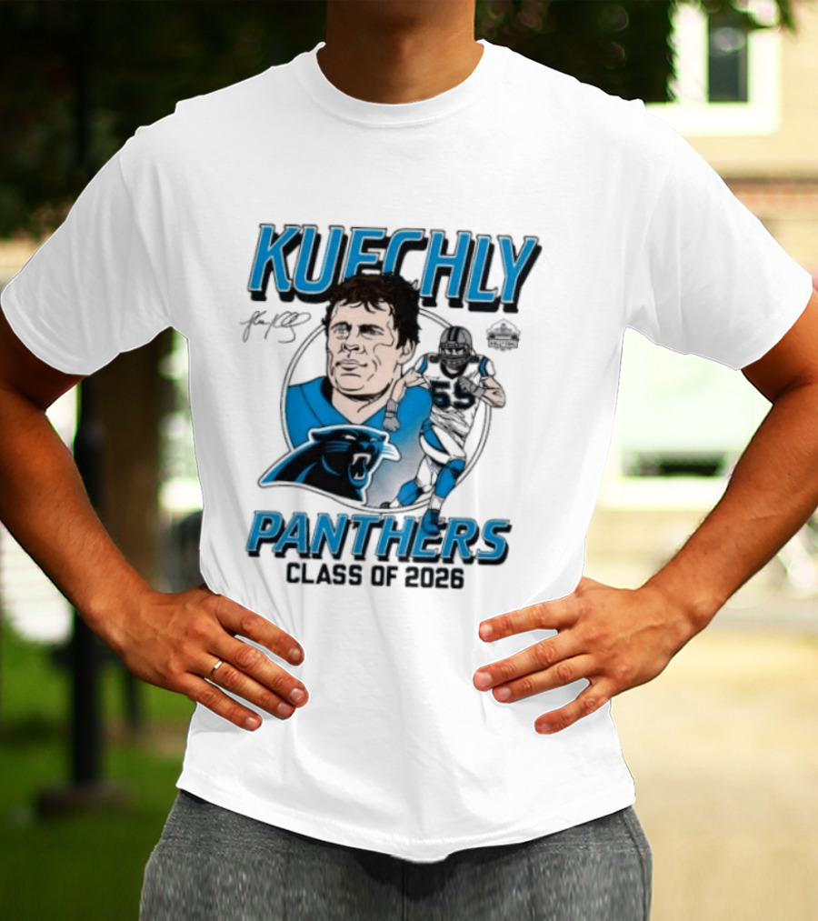 Kuechly Panthers Class Of 2026 Hall Of Fame T-Shirt