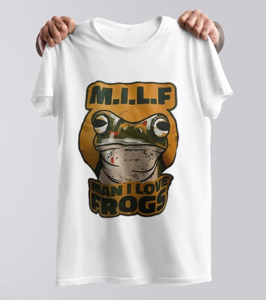 M.I.L.F Man I Love Frogs Frog Amphibian T-Shirt