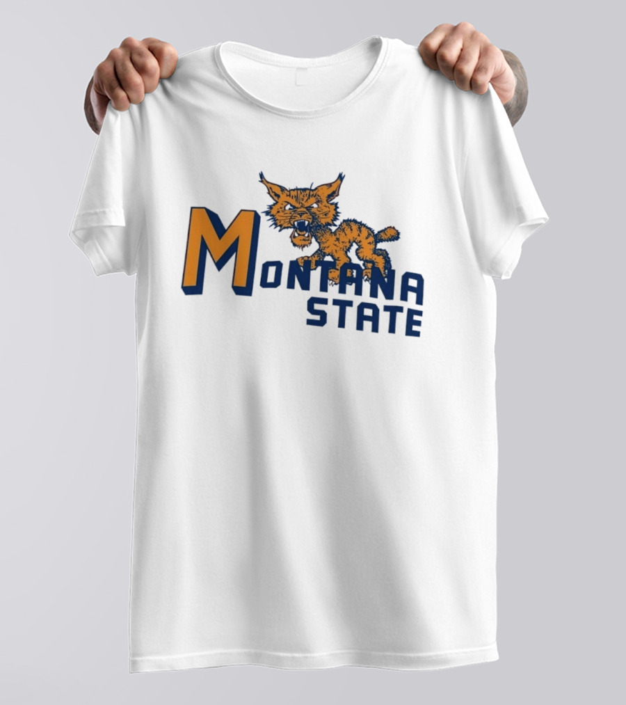 Montana State Bobcats Vintage NCAA Sports T-Shirt