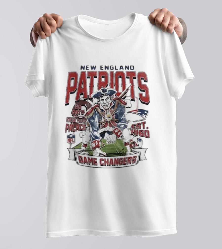 New England Patriots Game Changers Go Pats Know Your Palace Est 1960 NFL T-Shirt
