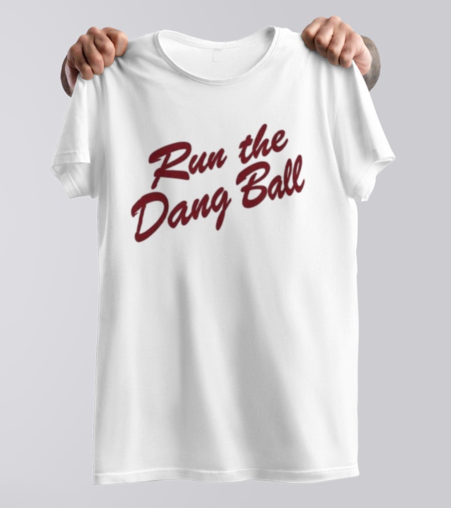 Oklahoma Sooners Run The Dang Ball Football Fan Gear T-Shirt