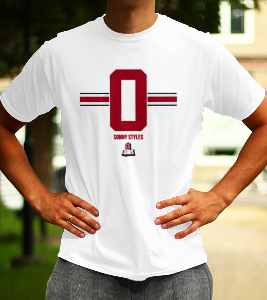 Sonny Styles 0 Stripe Ole Miss Rebels T-Shirt
