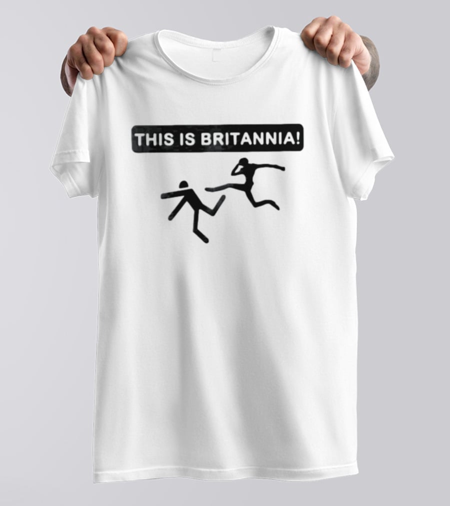 This Is Britannia Stick Figure Kick T-Shirt