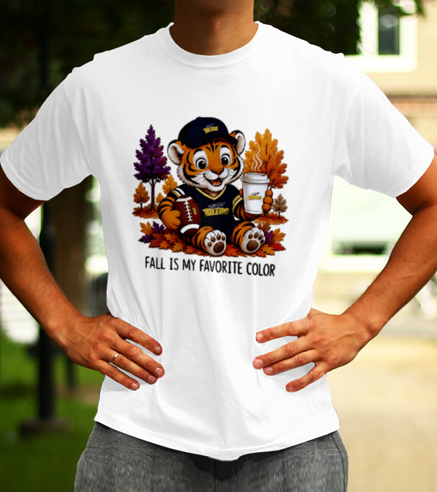 Toledo Rockets Tiger Fall Is My Favorite Color Football Coffee 2026 T-Shirt