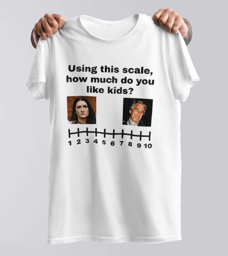 Using This Scale How Much Do You Like Kids Scale 1 To 10 T-Shirt
