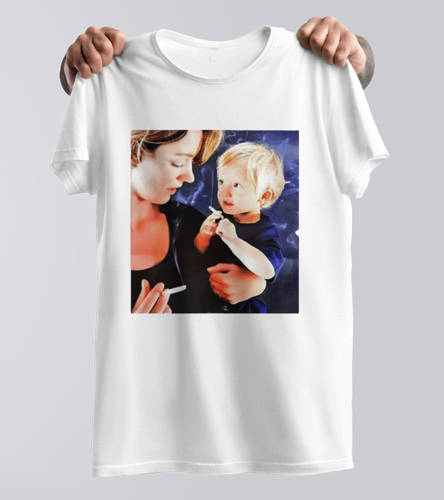 When You Light Up So Does He Anti Smoking Awareness T-Shirt