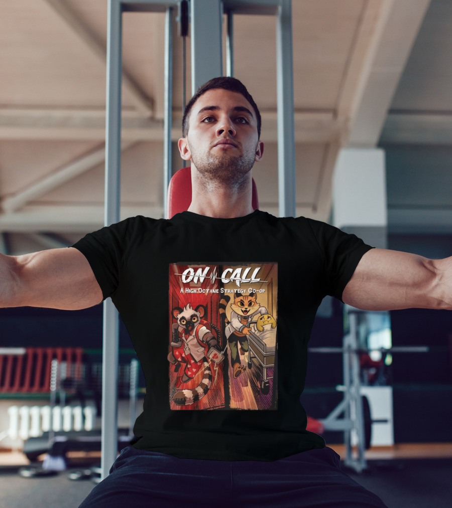 On Call A High Octane Strategy Co Op Lemur And Cat Doctors In Action T-Shirt