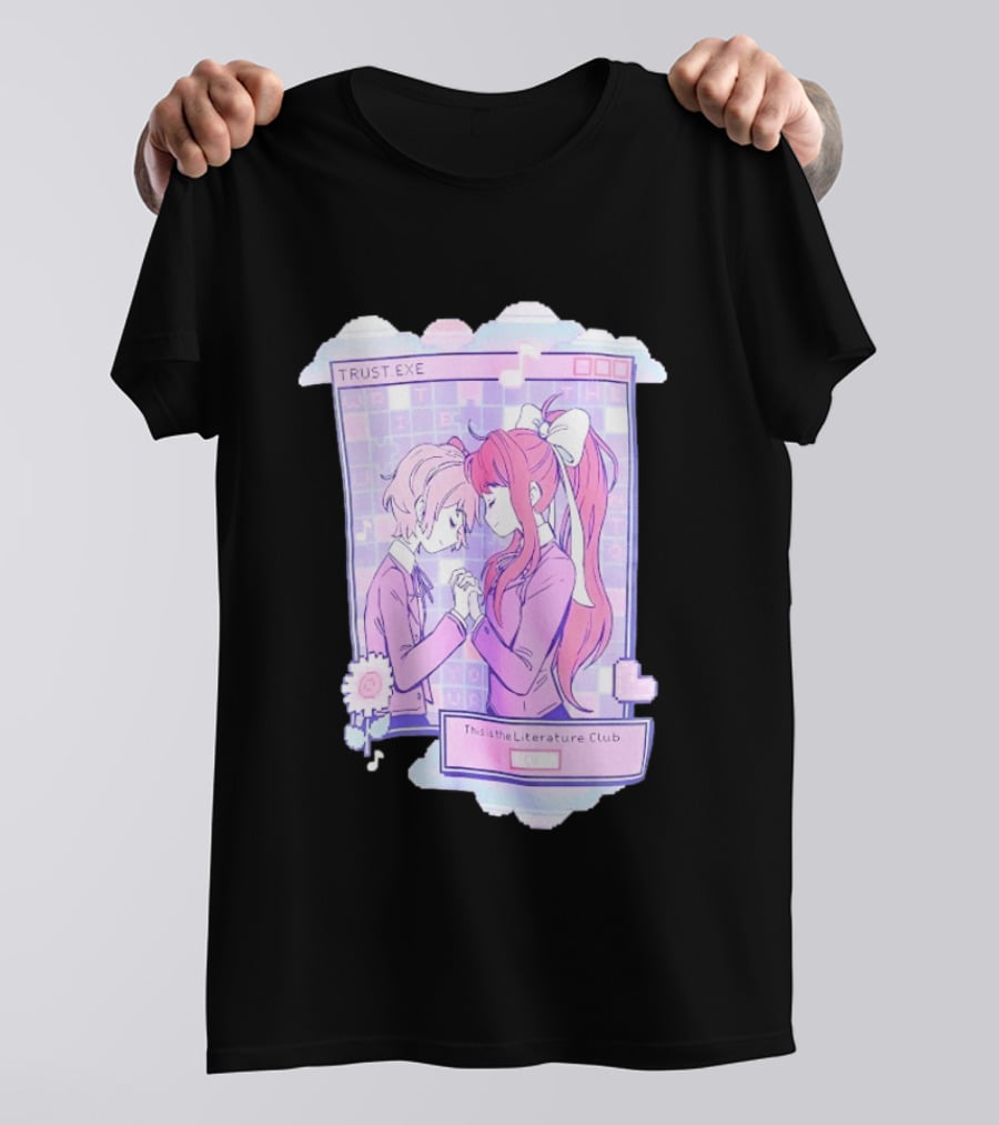 Doki Doki Literature Club Trustexe Monika Sayori This Is The Literature Club T-Shirt