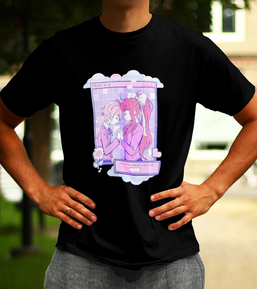 Doki Doki Literature Club Trustexe Monika Sayori This Is The Literature Club T-Shirt
