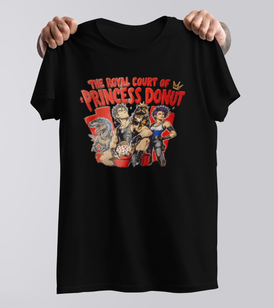 Dungeon Crawler Carl The Royal Court Of Princess Donut Man Cat Dinosaur Woman T-Shirt