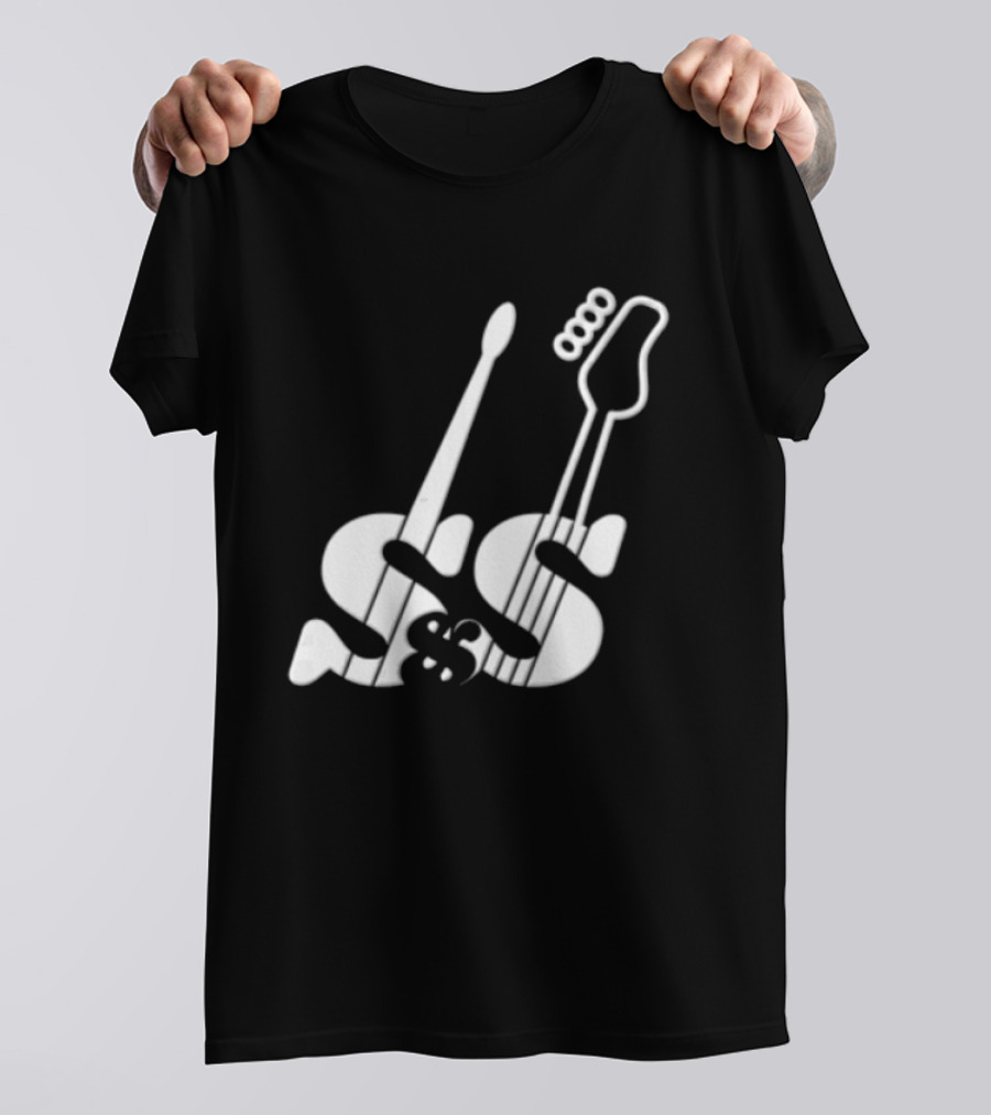 Guitars Forming Letter S T-Shirt