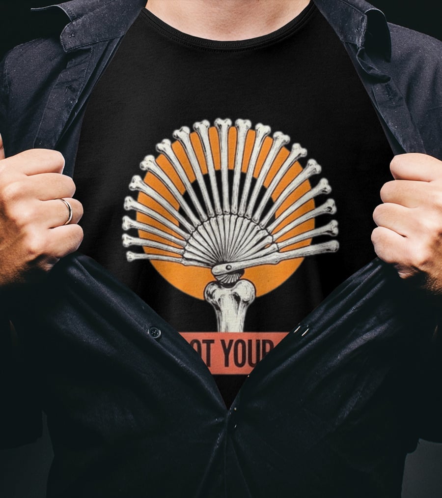 I've Got Your Ribs Skeleton Spooky Anatomy Bone Fan T-Shirt