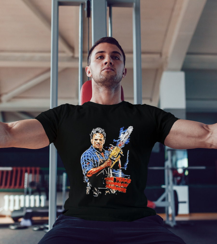 Texas Chainsaw Massacre Leatherface Chainsaw T-Shirt