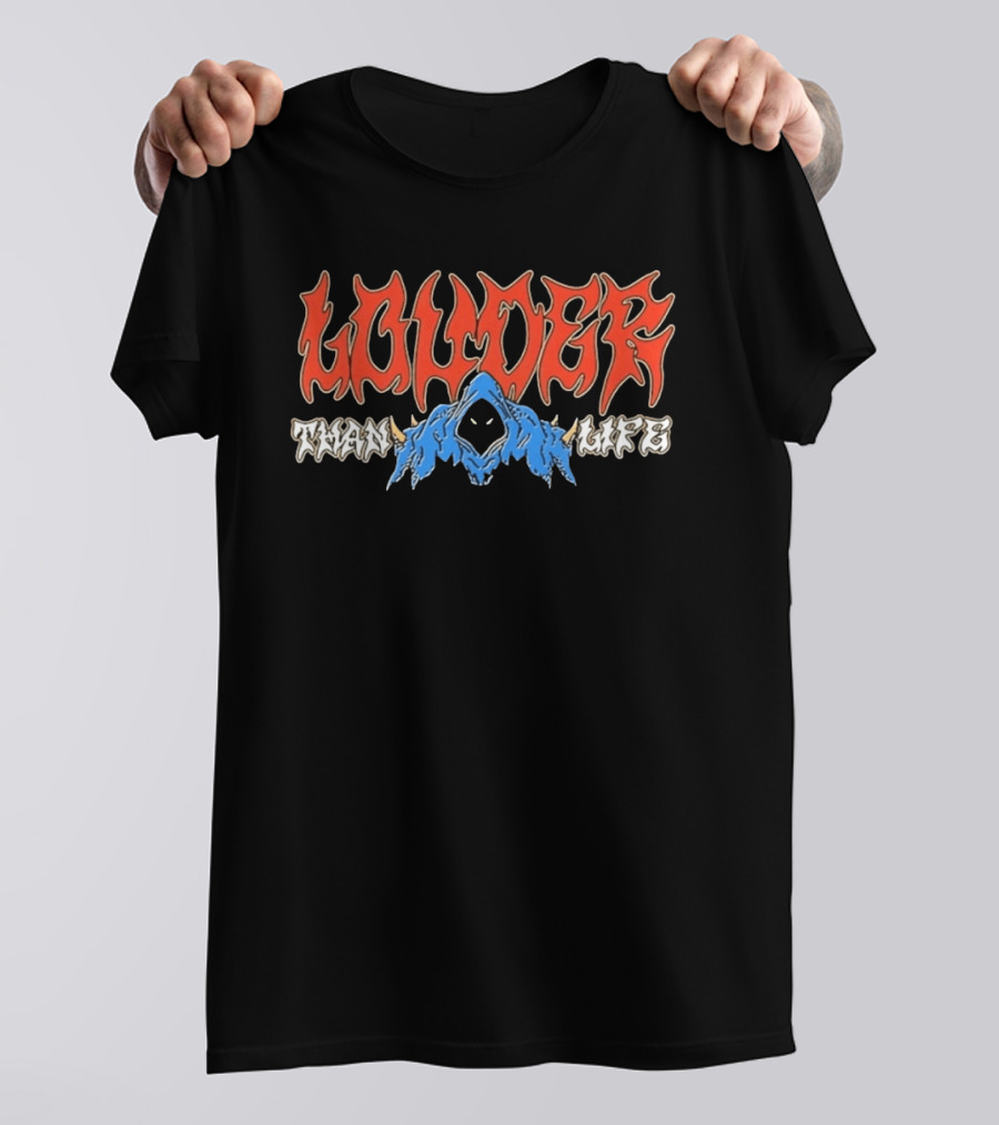 Louder Than Life Heavy Metal Hard Rock Grim Reaper T-Shirt