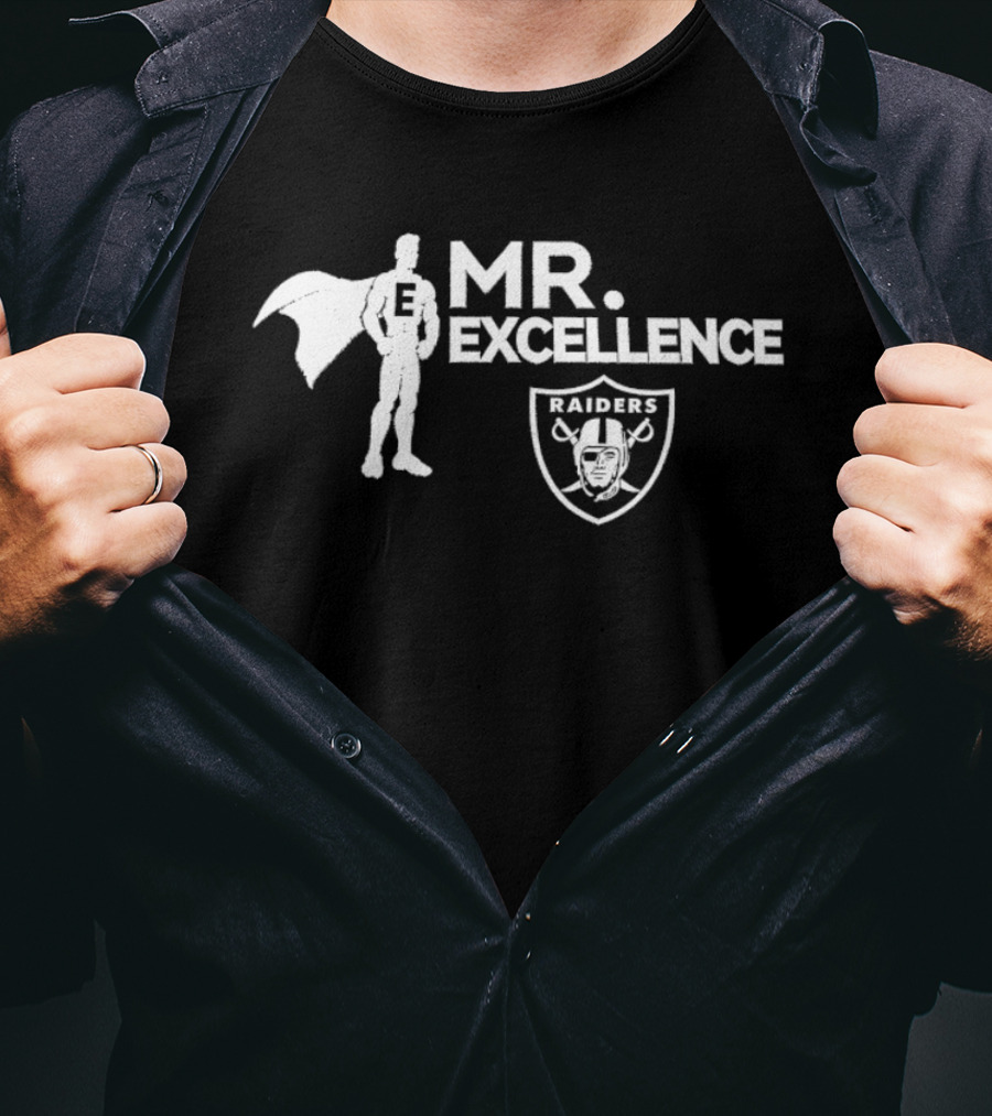 Mr Excellence Las Vegas Raiders Football Raiders Shield T-Shirt
