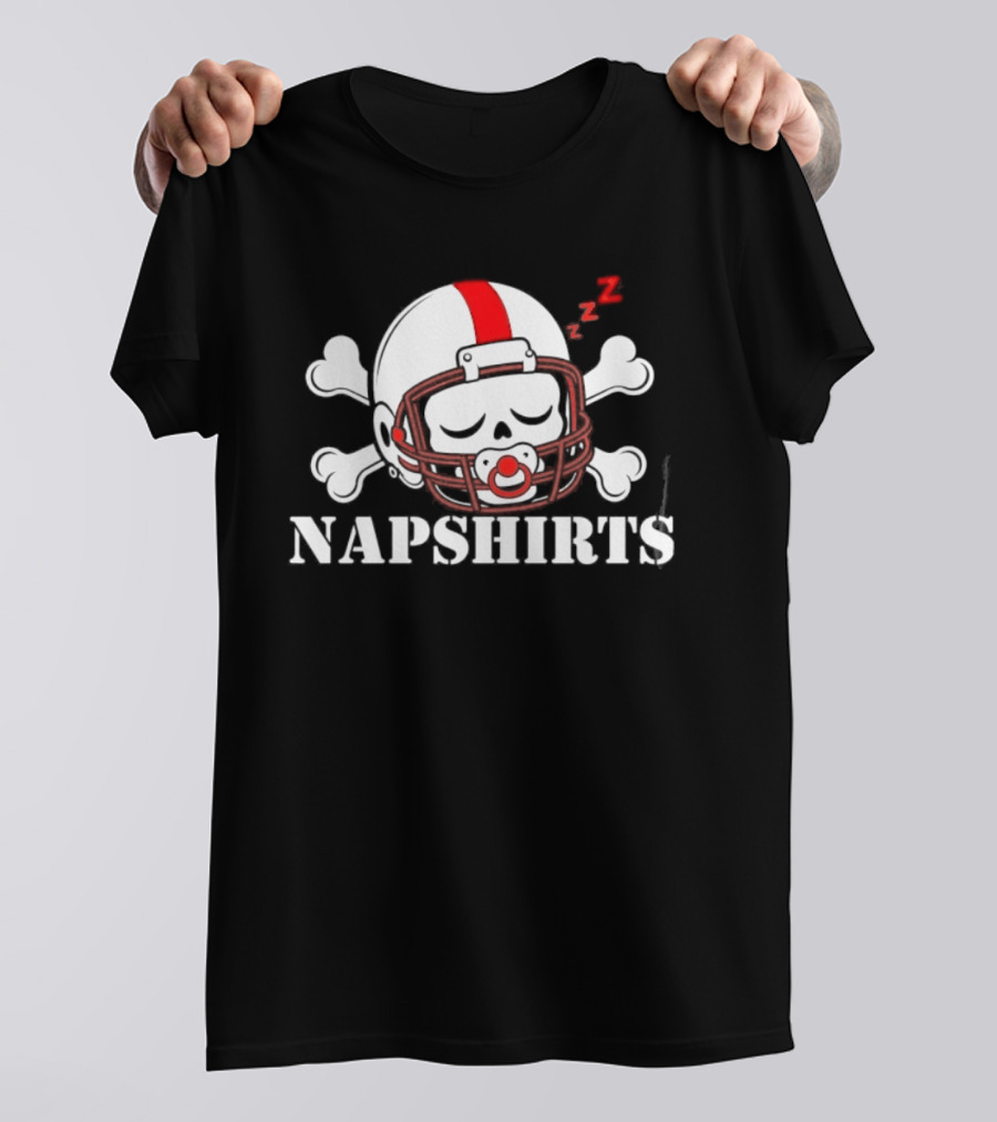 Napshirts We're Back Co Skull Football Helmet Nebraska Cornhuskers T-Shirt