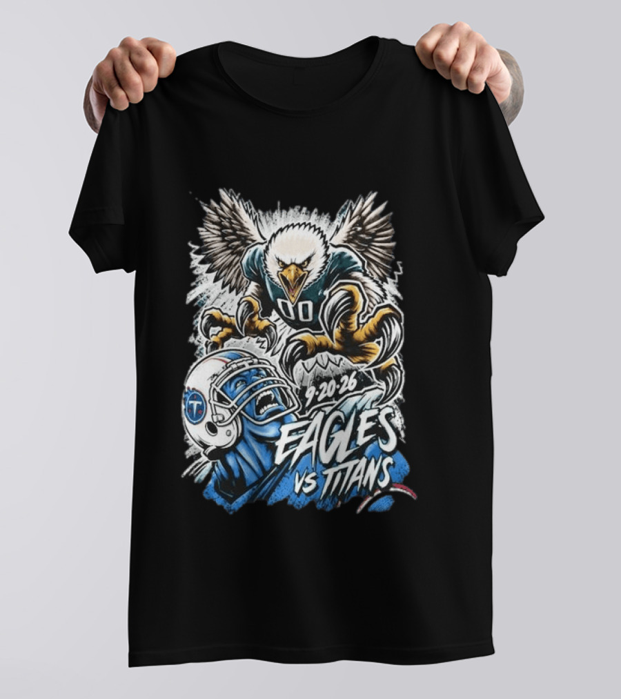 9 20 26 Eagles Vs Titans Game Day Exclusive T-Shirt
