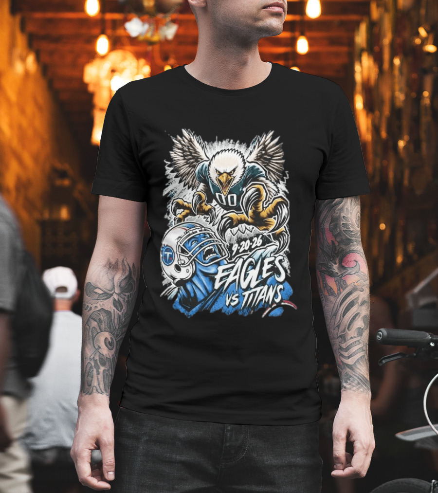 9 20 26 Eagles Vs Titans Game Day Exclusive T-Shirt