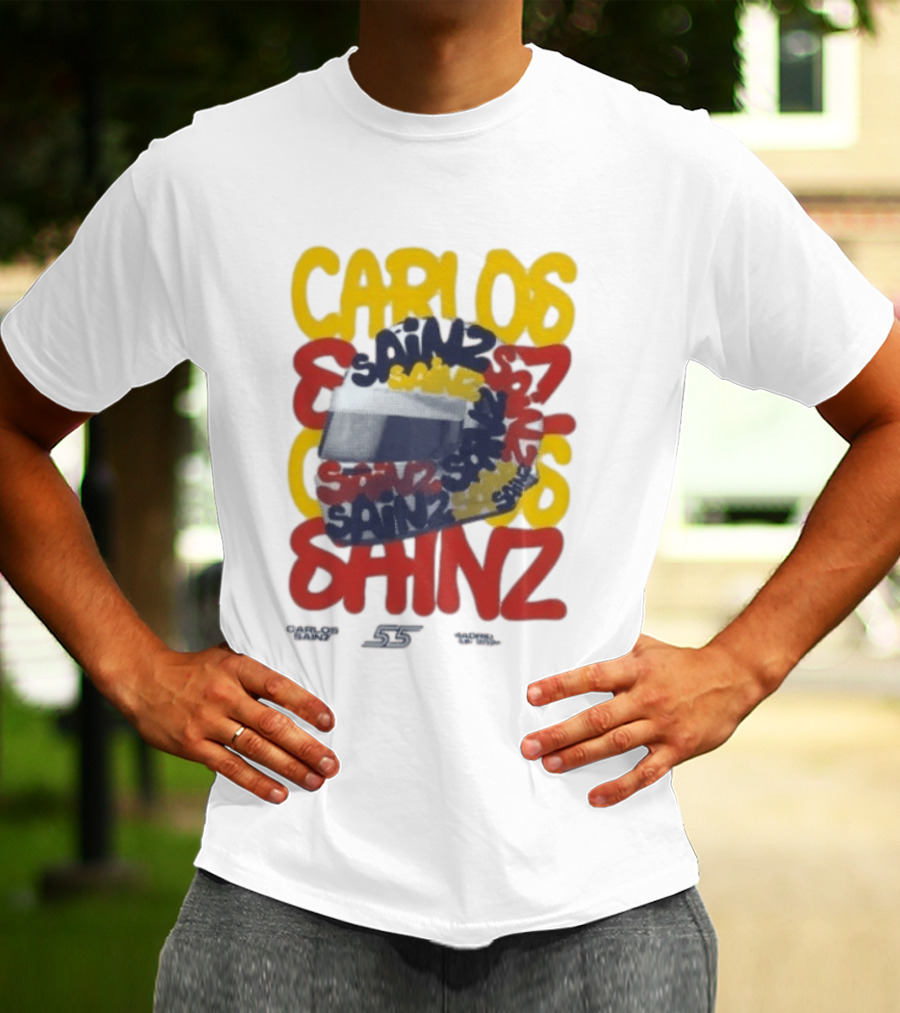Carlos Sainz Madrid F1 Team Race Special 26 Atlassian Williams T-Shirt