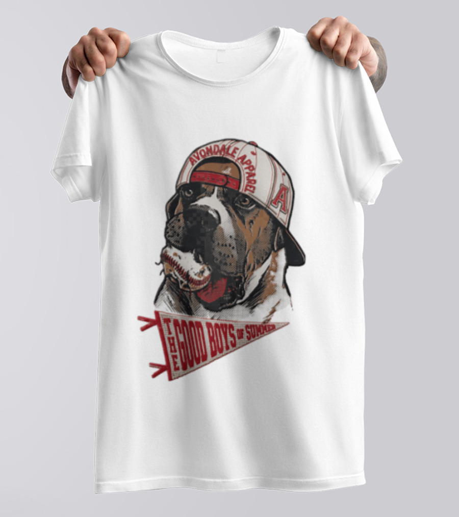 Avondale Apparel The Good Boys Of Summer Bulldog Baseball Cap T-Shirt