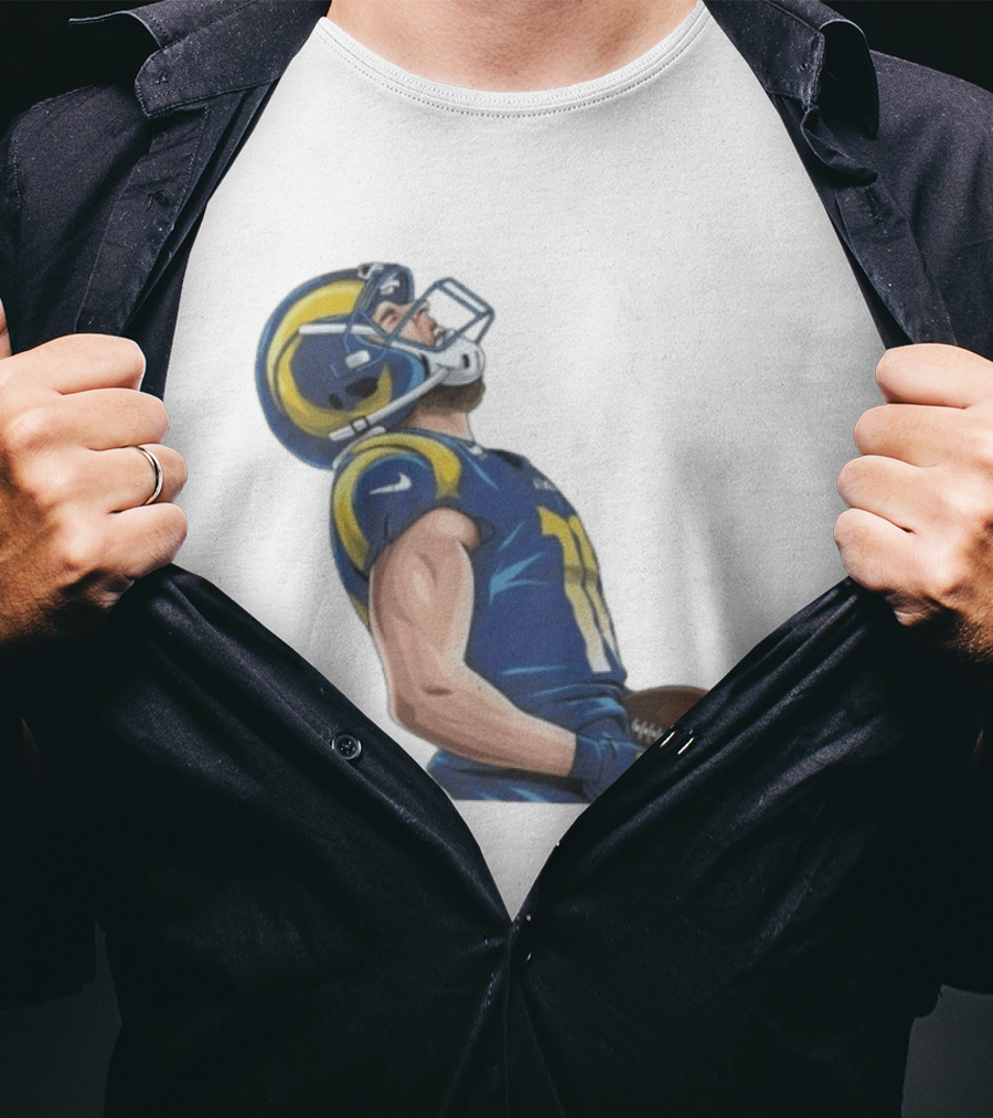 Cooper Kupp Los Angeles Rams No 10 Football Player Celebration T-Shirt