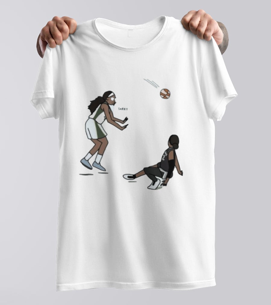 Flau'jae Johnson Saying Sorry To A'ja Wilson After Basketball Block T-Shirt