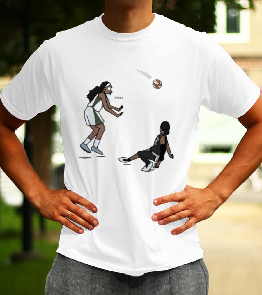 Flau'jae Johnson Saying Sorry To A'ja Wilson After Basketball Block T-Shirt