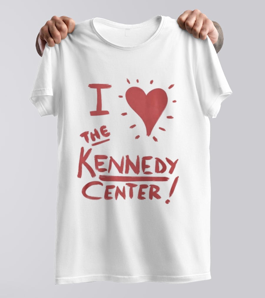I Love The Kennedy Center Bold Red Heart T-Shirt