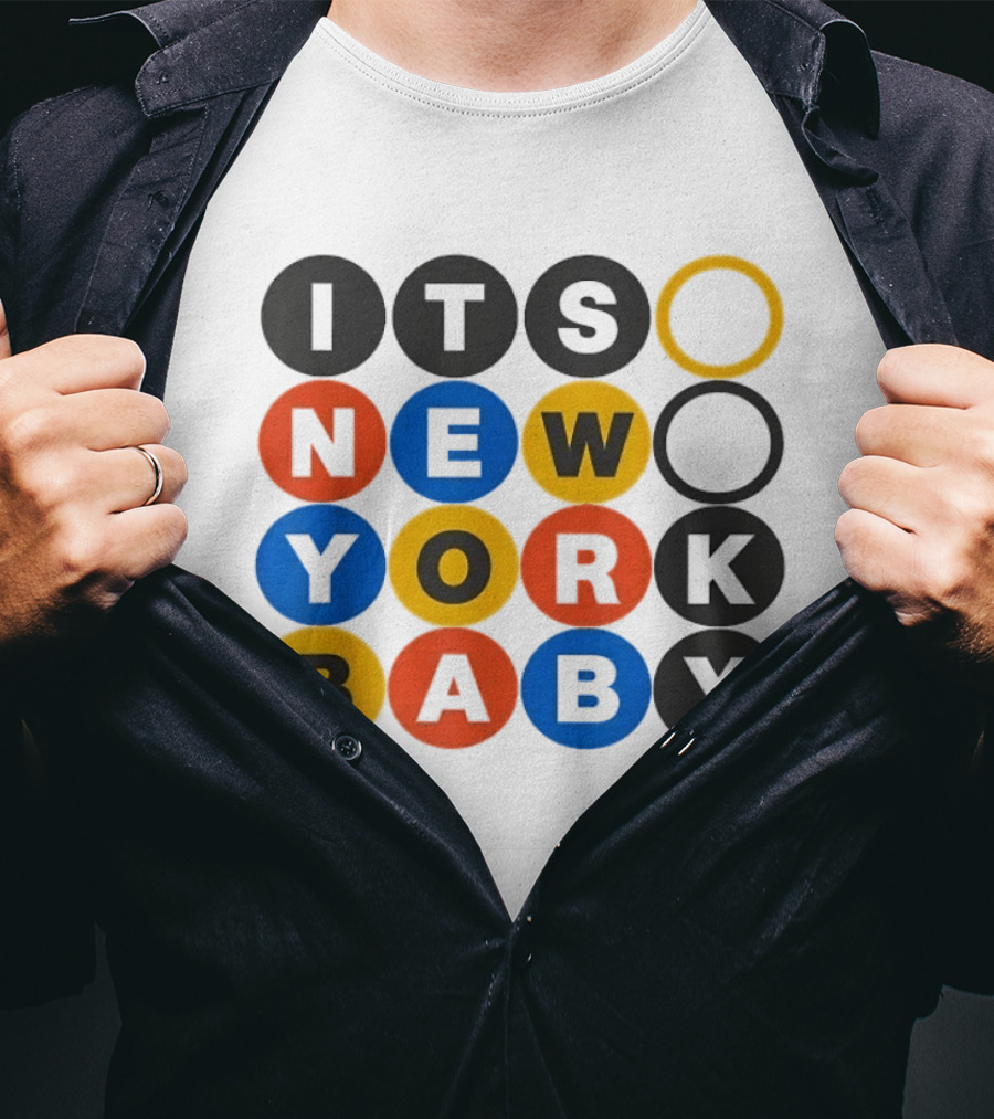 New York Baby Subway NYC Big Apple T-Shirt