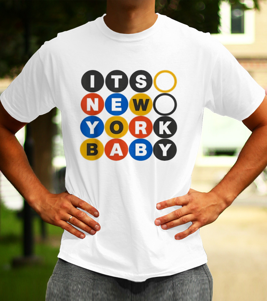 New York Baby Subway NYC Big Apple T-Shirt