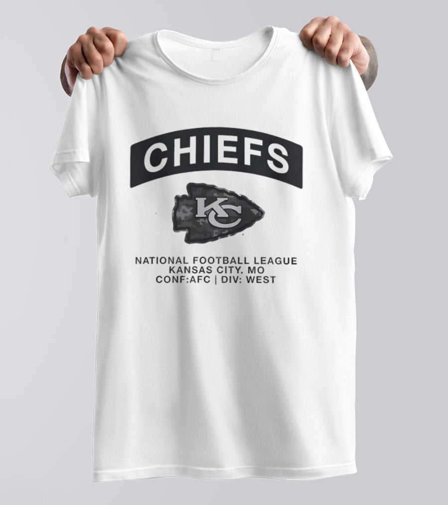 CHIEFS KC National Football League Kansas City MO AFC West T-Shirt