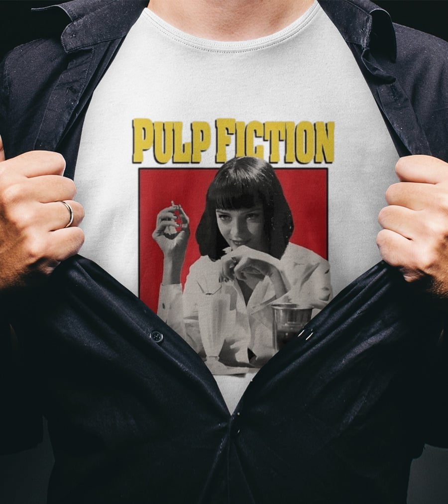 Pulp Fiction Mia Wallace Uma Thurman Quentin Tarantino T-Shirt