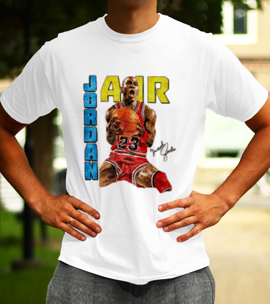 Jordan Air 23 Basketball Player Holding Ball T-Shirt