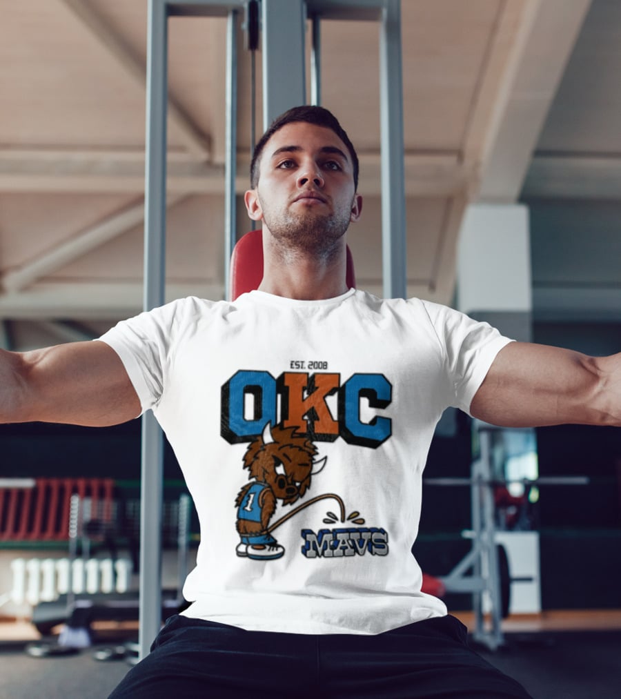 Oklahoma City Thunder Rumble On Dallas Mavericks Mavs Rivalry T-Shirt