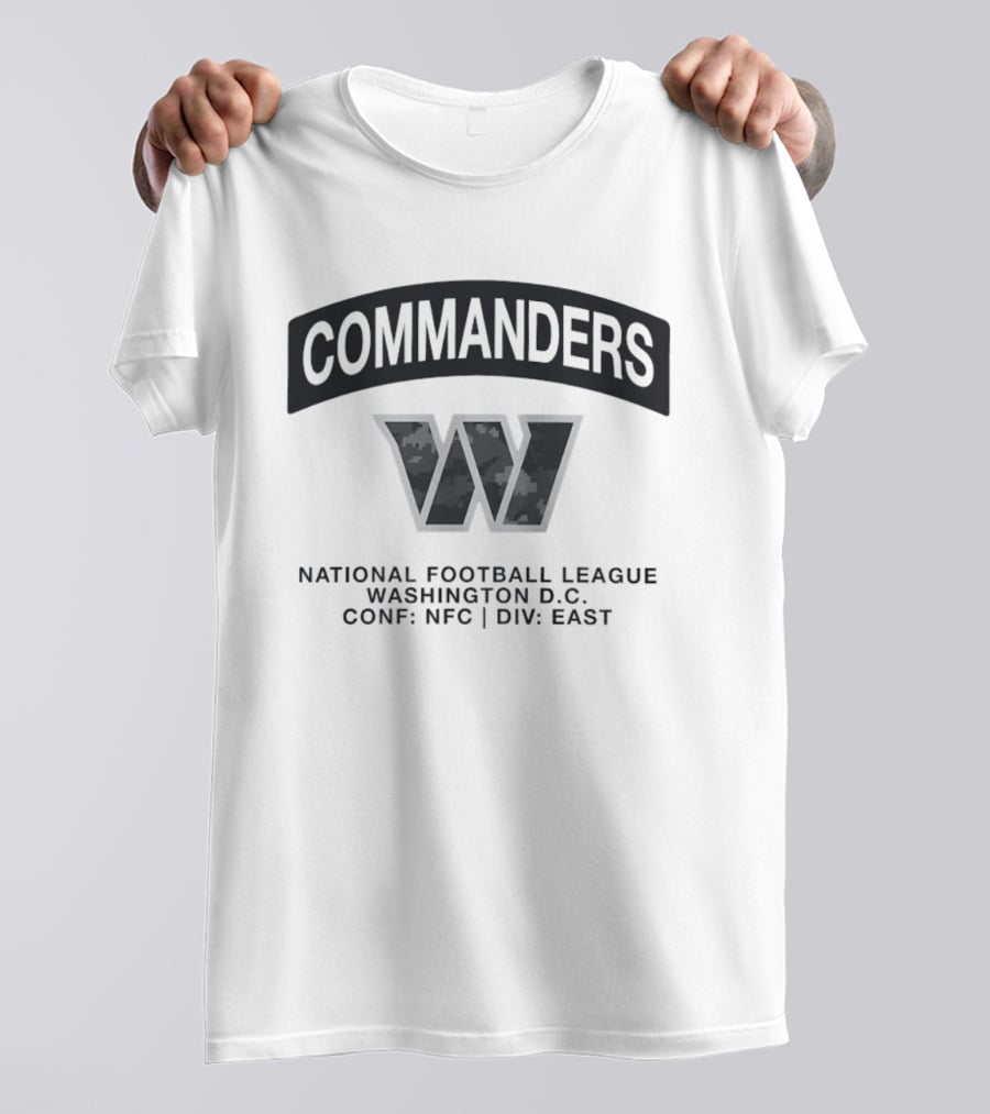 Commanders Washington D.C. NFC East National Football League T-Shirt