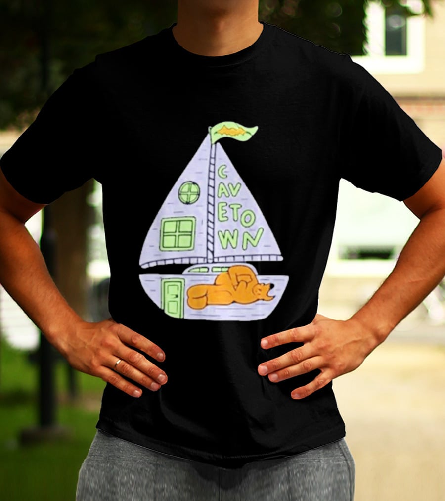 Cavetown Running With Scissors 2026 USA Tour Sail Boat T-Shirt
