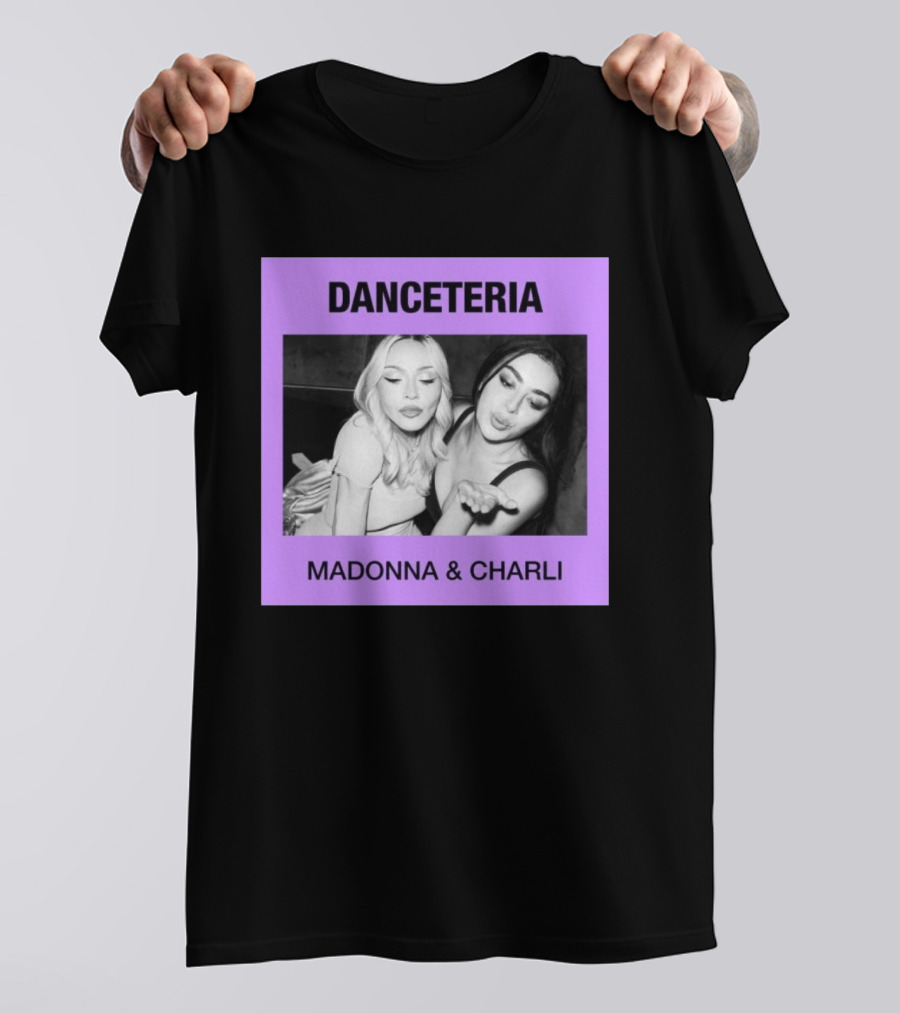 Danceteria Madonna & Charli Nostalgia 80s Club Scene T-Shirt