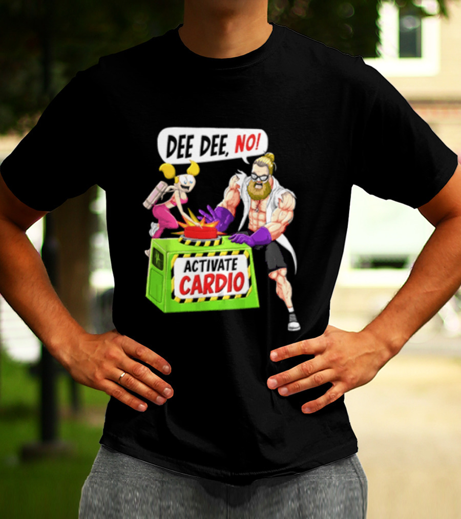 Dee Dee No Activate Cardio Dexters Laboratory Cartoon T-Shirt