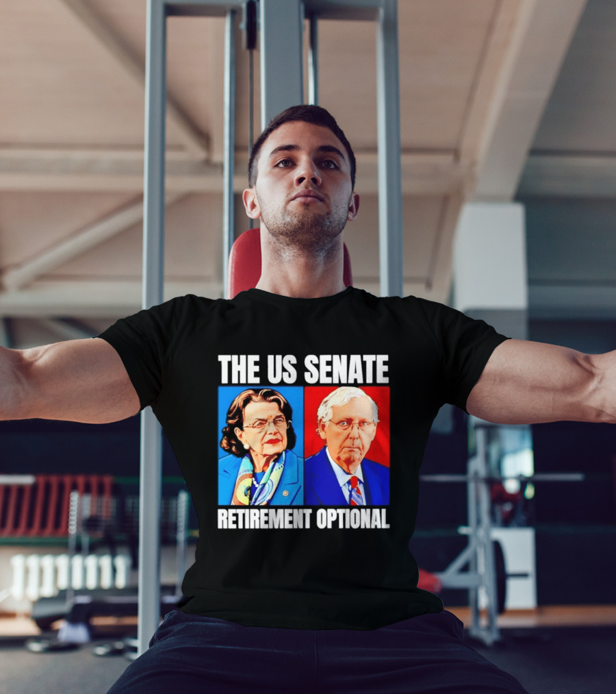 Dianne Feinstein Mitch McConnell The US Senate Retirement Optional T-Shirt