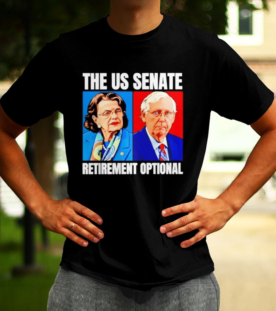 Dianne Feinstein Mitch McConnell The US Senate Retirement Optional T-Shirt