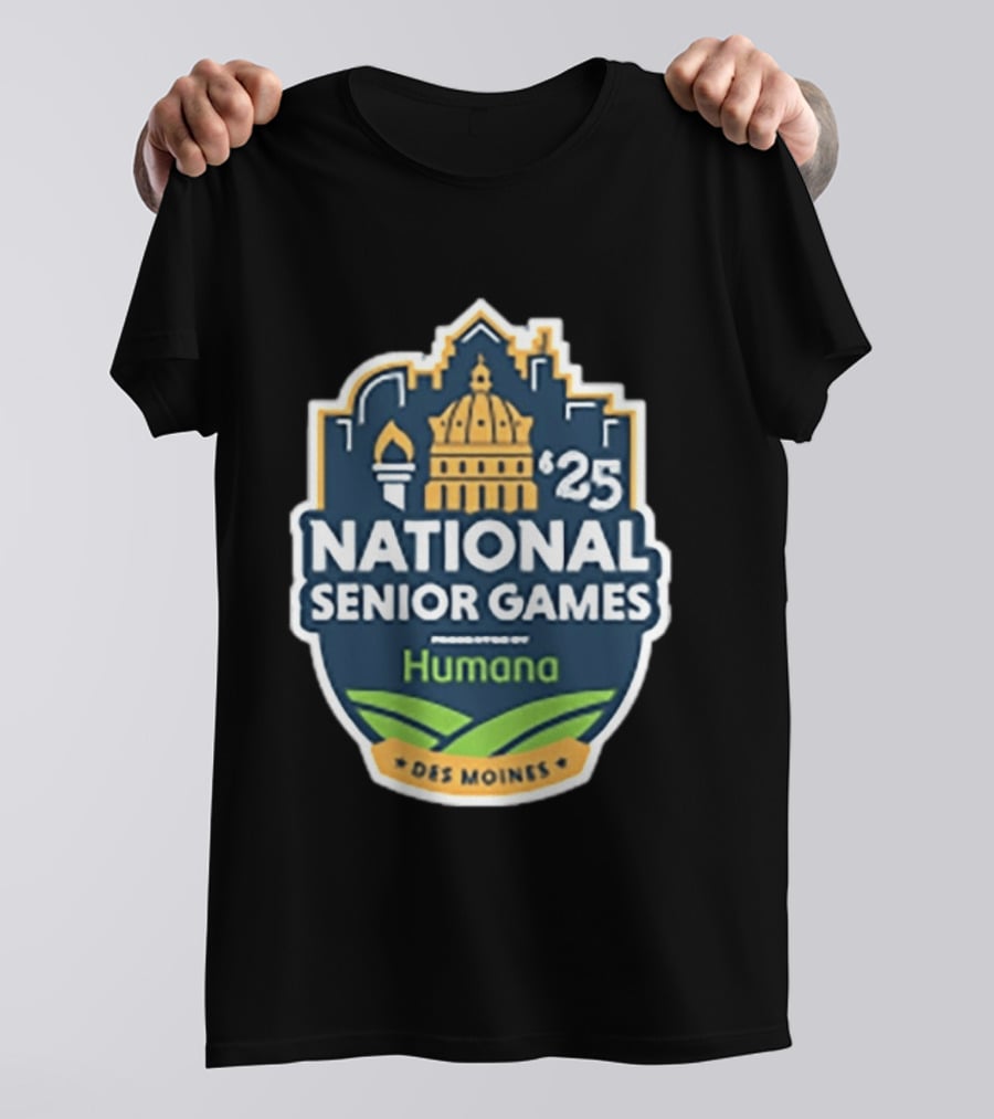 National Senior Games 2025 Presented By Humana Des Moines T-Shirt