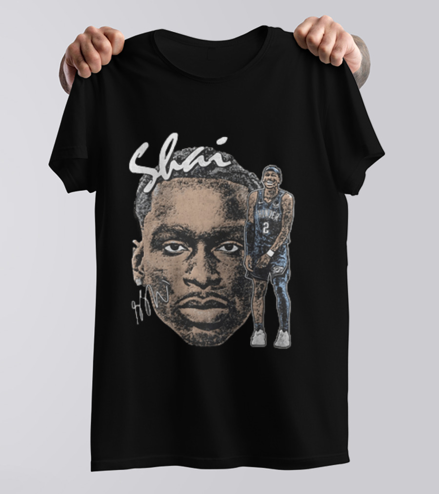 Shai Gilgeous Alexander Oklahoma City Thunder NBA Basketball T-Shirt