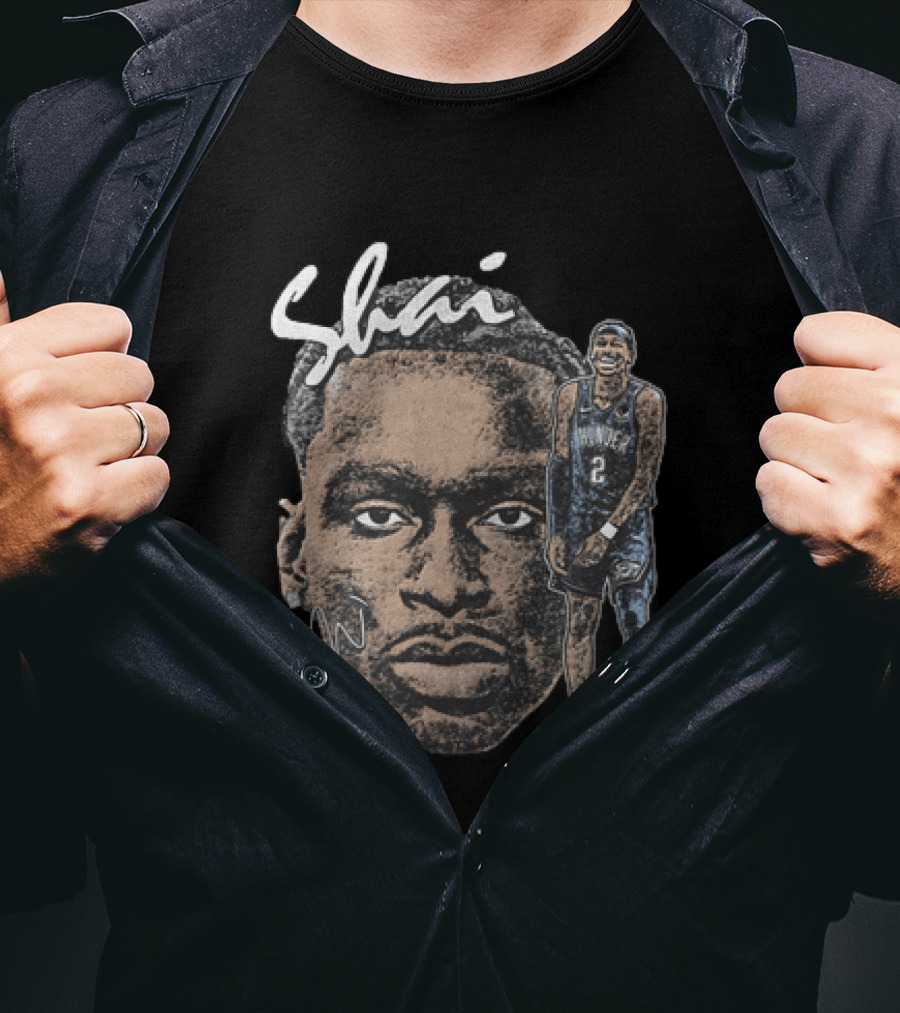 Shai Gilgeous Alexander Oklahoma City Thunder NBA Basketball T-Shirt