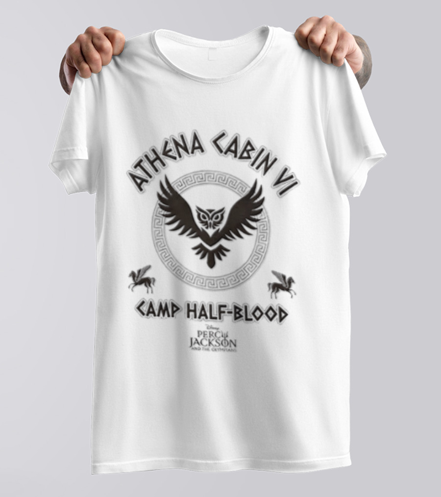 Athena Cabin VI Camp Half Blood Owl Percy Jackson And The Olympians T-Shirt