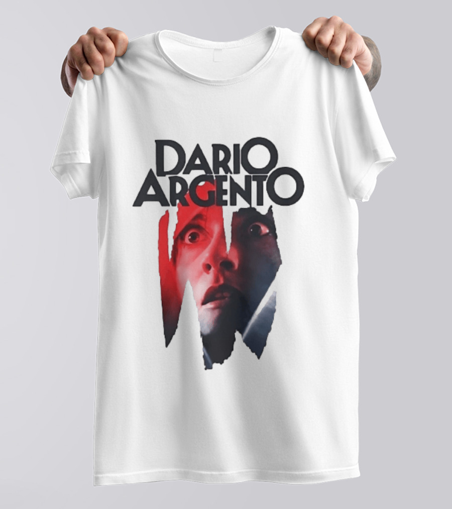 Dario Argento Horror Film Director Giallo Thriller Iconic Face T-Shirt