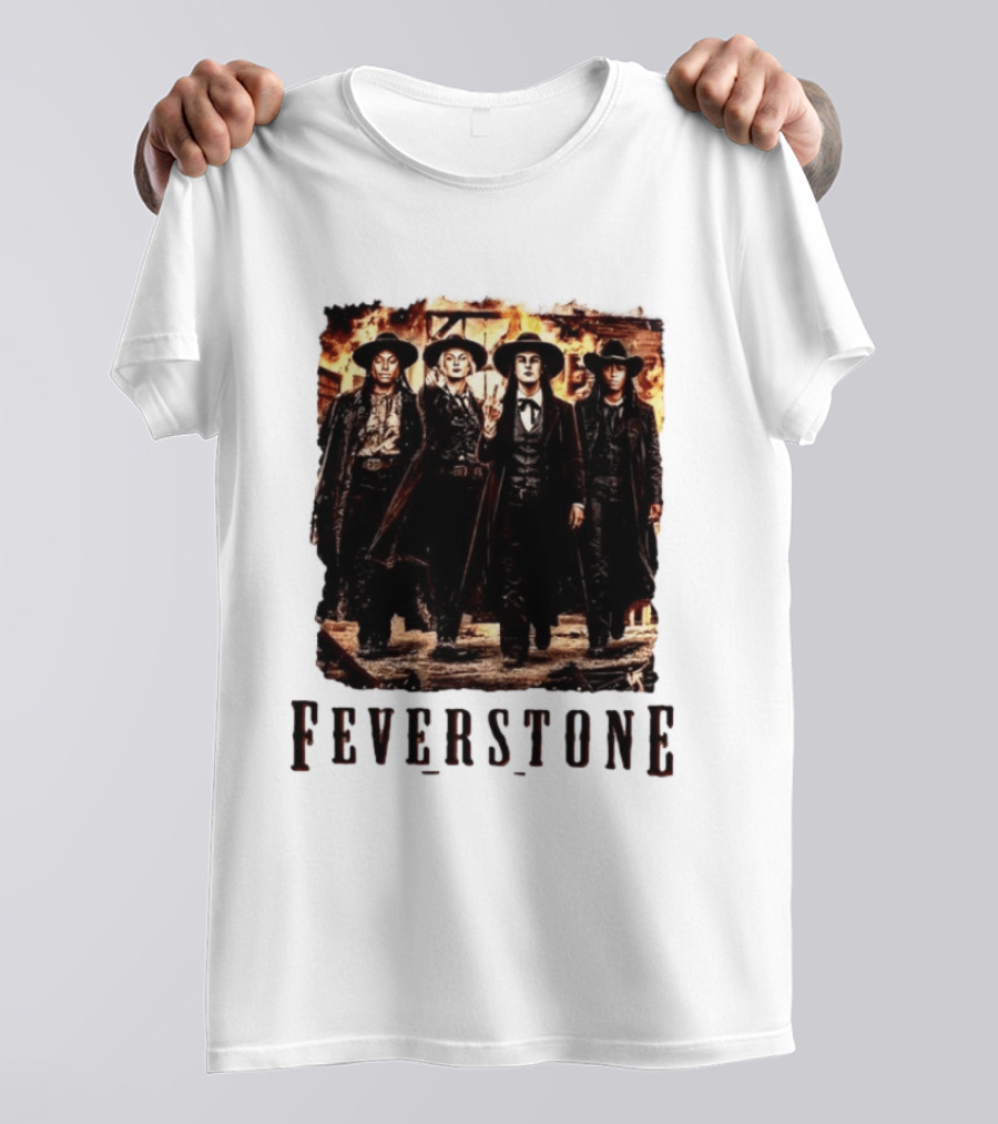 Feverstone Western Outlaw Group Cowboy Gunslinger T-Shirt